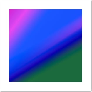 BLUE PINK GREEN TEXTURE Posters and Art